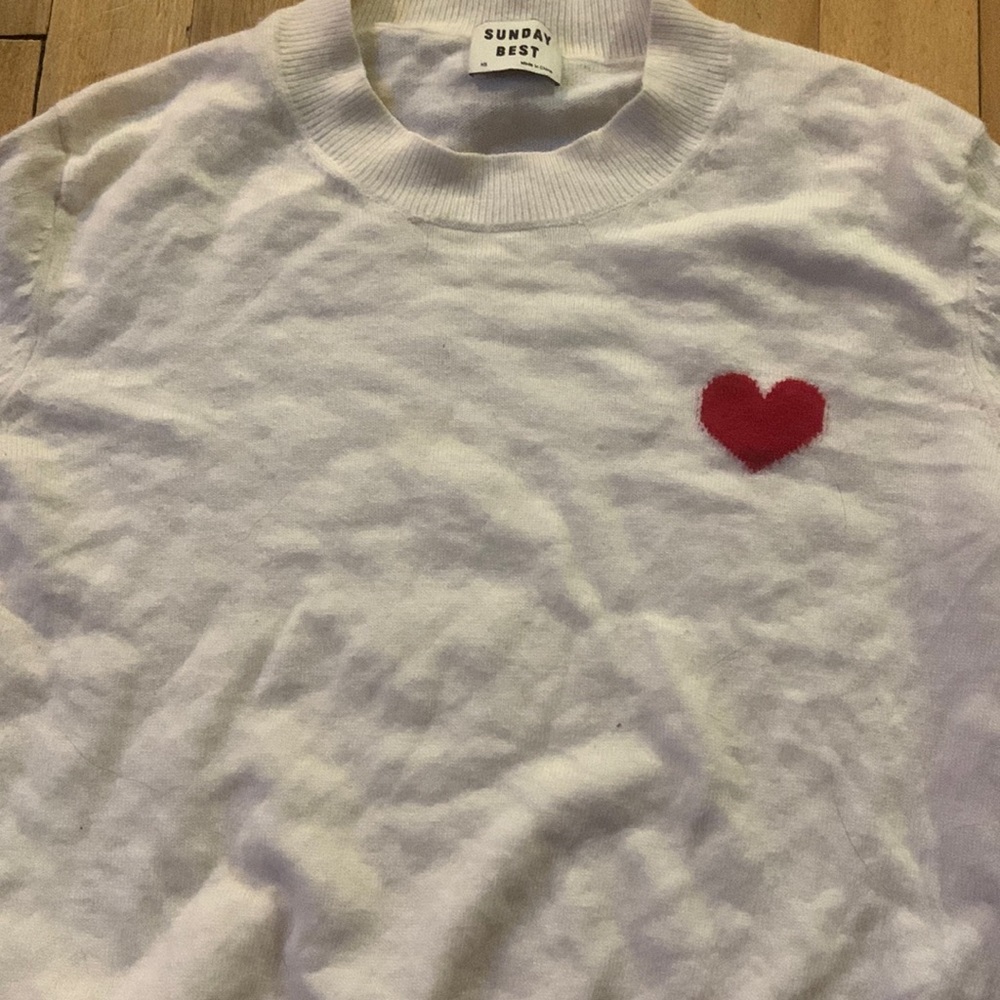 heart sweater